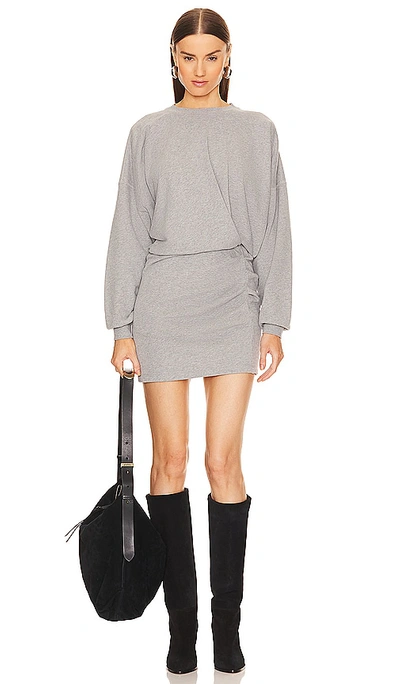Isabel Marant Étoile Women's Samuela Sweatshirt Minidress In Grey