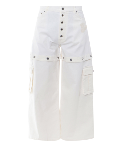 Off-white Trousers In White