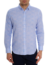 Robert Graham Reid Long Sleeve Button Down Shirt In Light Blue