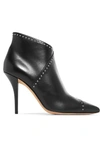 GIVENCHY STUDDED LEATHER ANKLE BOOTS