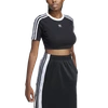 Adidas Originals 3-stripes Baby T-shirt In White/black