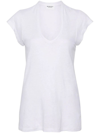 Isabel Marant Étoile Zankou Linen T-shirt In White