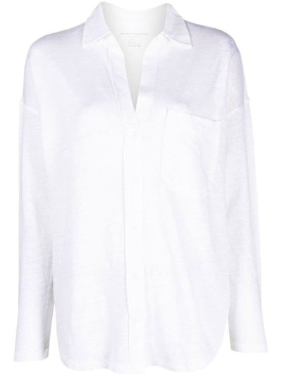 Majestic Linen Shirt In White