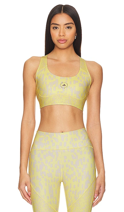 Adidas By Stella Mccartney Truepurpose Power Impact Tank Top In Yellow