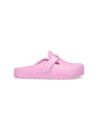 Birkenstock Boston Eva Clogs In Pink