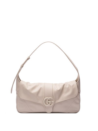 Gucci `aphrodite` Shoulder Bag In Beige
