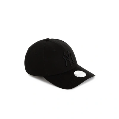 New Era Cotton Baseball Cap In Black