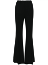 Nina Ricci Tailore Flare Trousers In Black  