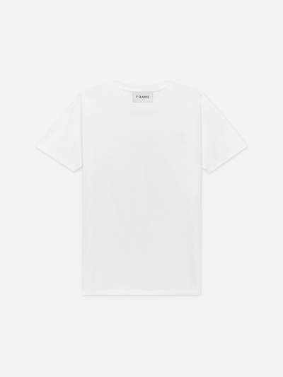 Frame Logo T-shirt Blanc Cotton