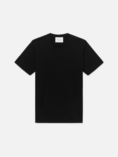Frame Cotton T-shirt In Black