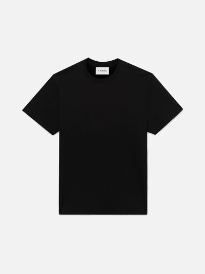 Frame Duo Fold T-shirt Noir Cotton In Black