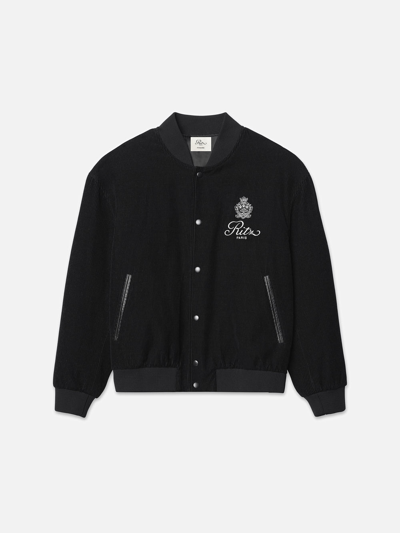 Frame Ritz Men's Corduroy Jacket Black Cotton