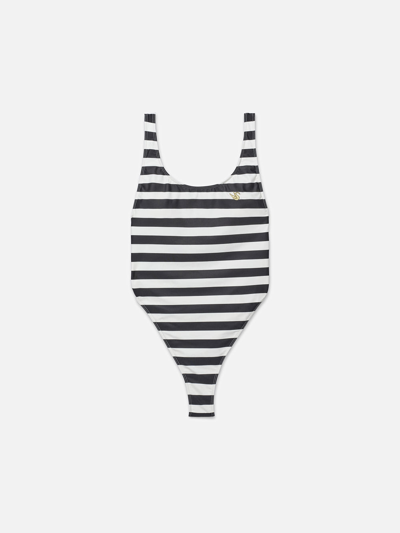 Frame X Ritz Striped One-piece Swimsuit