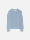 Frame Cotton-wool Sweater In Light Blue