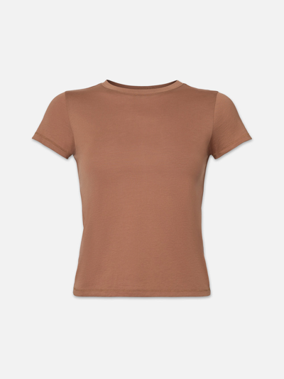 Frame Baby T-shirt Tobacco Cotton In Brown