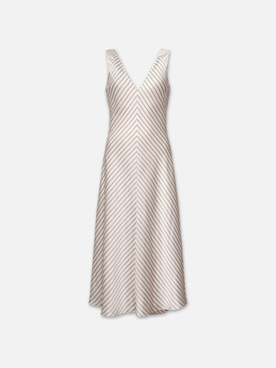 Frame Savannah Dress Cypress Multi In Neutral