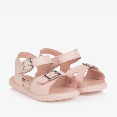 Old Soles Kids' Girls Pink Leather Sandals
