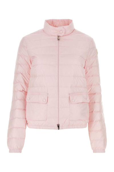 Moncler Lans Down Jacket In Pink