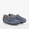 MAYORAL BOYS BLUE SUEDE LEATHER MOCCASINS