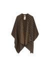 FENDI FENDI ALLOVER FF JACQUARD PONCHO