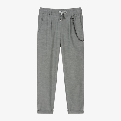 Ido Junior Kids'  Boys Grey Relaxed Fit Trousers