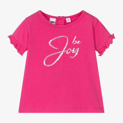 Ido Baby Kids'  Girls Pink Cotton T-shirt