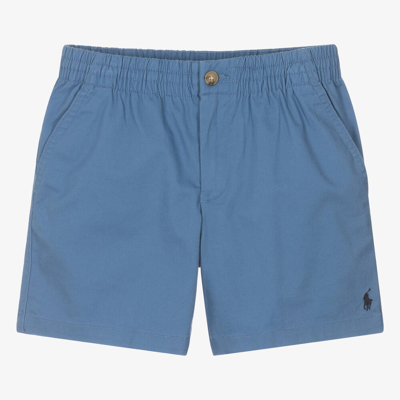 Ralph Lauren Teen Boys Blue Cotton Chino Shorts