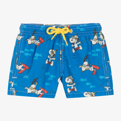 Mc2 Saint Barth Kids'  Boys Blue Snoopy Swim Shorts