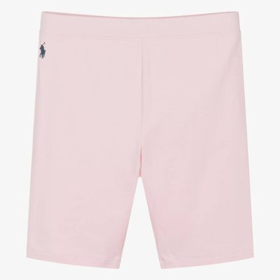 Ralph Lauren Teen Girls Pink Cotton Cycling Shorts