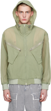 Ranra Risar Technical Jacket In 1100 Dark Olive