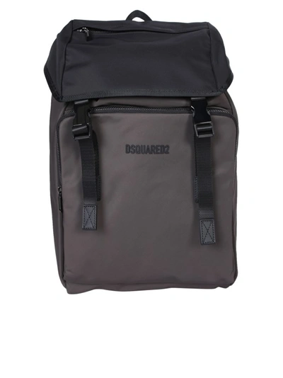 Dsquared2 Nylon Backpack In Brown