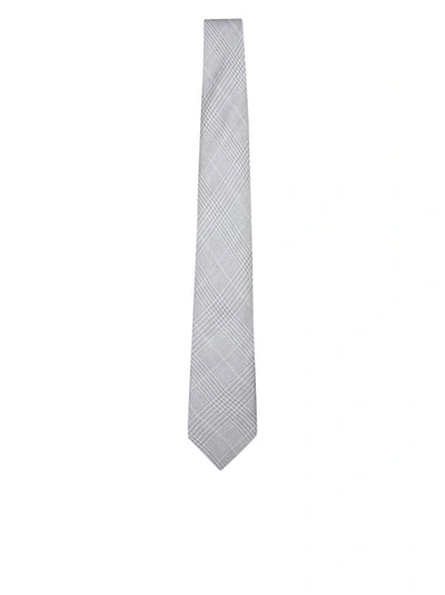 Brunello Cucinelli Silk Tie In Grey