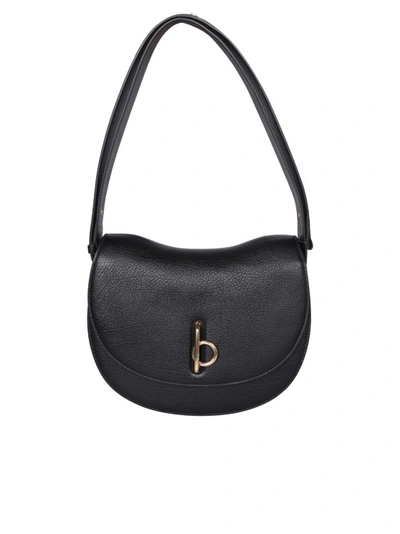 Burberry Leather Bag In Black