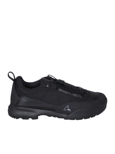 Roa Black Nylon Sneakers