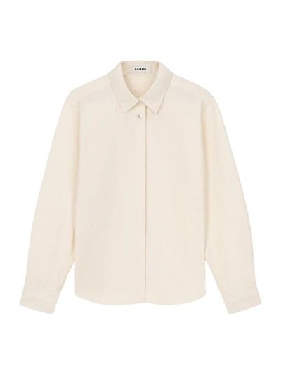 Aeron Long-sleeve Vidal Shirt In White