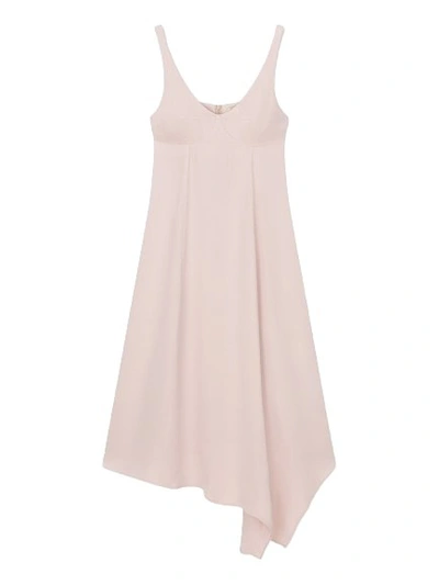 Aeron Satin Array Midi Dress In Pink