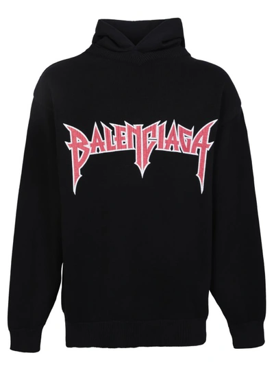 Balenciaga Black Metal Hoodie