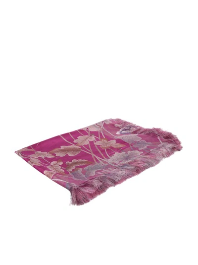 Pierre-louis Mascia All-over Print Silk Scarf In Pink