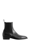 Mattia Capezzani Gaucho Leather Texan Boots In Black