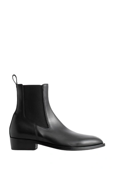 Mattia Capezzani Gaucho Leather Texan Boots In Black