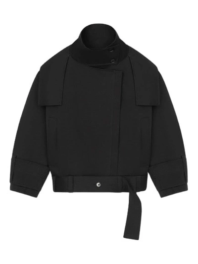 Aeron Hooded Linden Jacket In Black