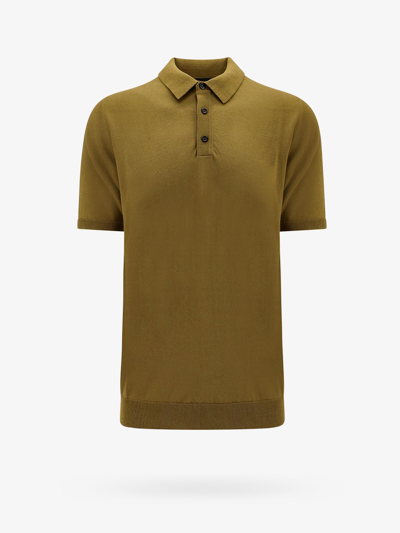 Roberto Collina Polo Shirt In Green