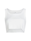 A.l.c Women's Halsey Cotton Crop Tank In White