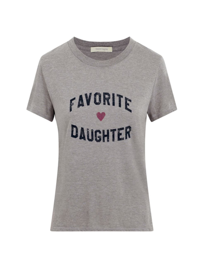Favorite Daughter Favorite Sister Graphic T-shirt In Heather Grey