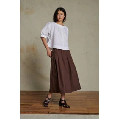 Soeur Amalia Chocolate Skirt In Brown