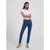FRENCH CONNECTION SOFT STRETCH DENIM HIGH RISE SKINNY JEANS-MID WASH-74QZQ