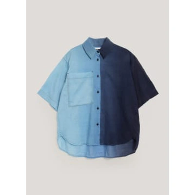 Ymc You Must Create Eva Shirt Blue