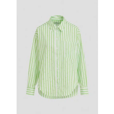 Essentiel Antwerp Fevertree Poplin Shirt In Green