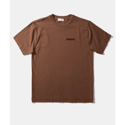 Edmmond Studio Chocolate Leo T-shirt In Brown