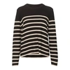 PART TWO PART TWO CAROLYN ORGANIC COTTON KNITTED PULLOVER | BLACK STRIPE